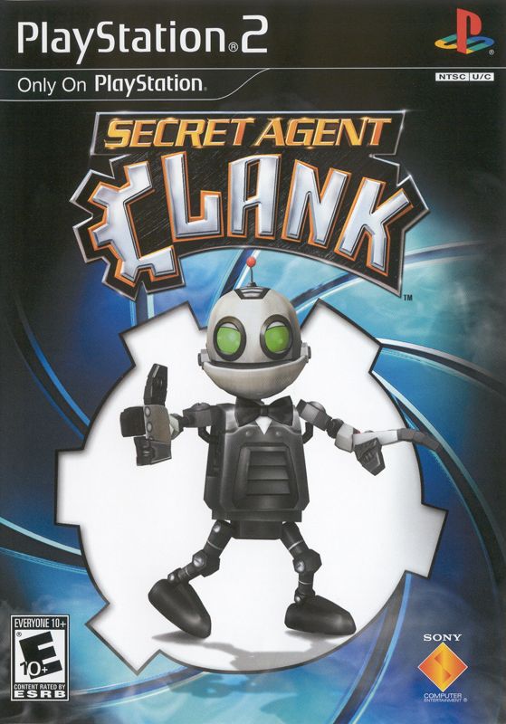 Secret Agent Clank box art for Playstation 2